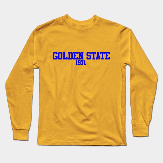 Golden State 1971 Long Sleeve T-Shirt by GloopTrekker